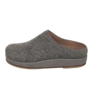 Lauren Manoogian Women's Charcoal Wool Flat Clogs Size 8
